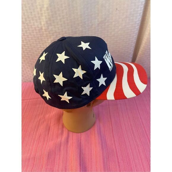 Vintage Wendy’s American Flag Hat - Picture 2 of 4